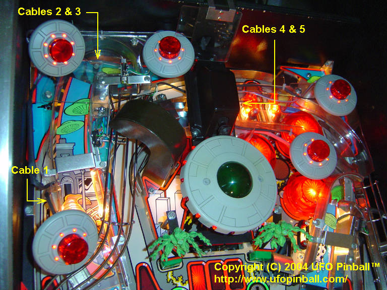 UFO Pinball Attack from Mars MiniSaucer LED Kit (Images)